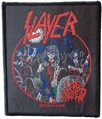 Slayer - Patch Live Undead (10,2 X 8,7 Cm) ryhmässä MERCHANDISE / Kangasmerkki / Heavy Metal @ Bengans Skivbutik AB (5577380)