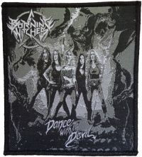 Burning Witches - Patch Dance With The Devils (10,8 X ryhmässä MERCHANDISE / Kangasmerkki / Heavy Metal @ Bengans Skivbutik AB (5577382)