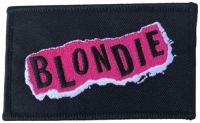 Blondie - Patch Punk Logo (6 X 10 Cm) ryhmässä MERCHANDISE / Kangasmerkki / Pop-Rock @ Bengans Skivbutik AB (5577391)