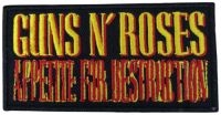 Guns N Roses - Patch Appetite For Destruction (4,9 ryhmässä MERCHANDISE / Kangasmerkki / Heavy Metal @ Bengans Skivbutik AB (5577395)
