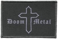 Doom Metal - Patch Doom Metal (6,8 X 10,1 Cm) ryhmässä MERCHANDISE / Kangasmerkki / Heavy Metal @ Bengans Skivbutik AB (5577411)