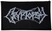 Cryptopsy - Patch White Logo (6,2 X 10 Cm) ryhmässä MERCHANDISE / Kangasmerkki / Heavy Metal @ Bengans Skivbutik AB (5577435)