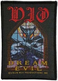 Dio - Patch Dream Evil (10 X 7,1 Cm) ryhmässä MERCHANDISE / Kangasmerkki / Heavy Metal @ Bengans Skivbutik AB (5577522)