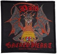 Dio - Patch Sacred Heart (9,5 X 10 Cm) ryhmässä MERCHANDISE / Accessoarer / Hårdrock @ Bengans Skivbutik AB (5577524)