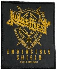 Judas Priest - Patch Invincible Shield (10 X 8,2 C ryhmässä MERCHANDISE / Kangasmerkki / Heavy Metal @ Bengans Skivbutik AB (5577527)