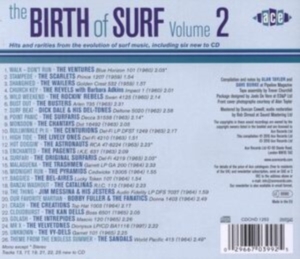 Various Artists - Birth Of Surf Vol 2 ryhmässä CD @ Bengans Skivbutik AB (557753)