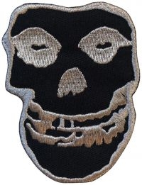 Misfits - Patch Inverted Silver Skull (8,7 X ryhmässä MERCHANDISE / Accessoarer / Pop-Rock @ Bengans Skivbutik AB (5577580)