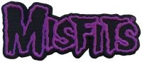 Misfits - Patch Purple Border Logo (4,4 X 10, ryhmässä ME SUOSITTELEMME / Perjantain julkaisut / 2025-01-31 @ Bengans Skivbutik AB (5577581)