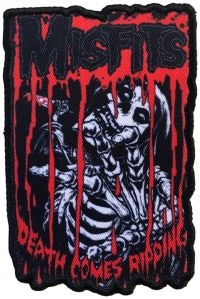Misfits - Patch Death Comes Ripping (10,1 X 6 ryhmässä ME SUOSITTELEMME / Perjantain julkaisut / 2025-01-31 @ Bengans Skivbutik AB (5577585)