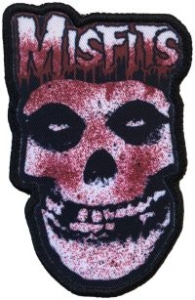 Misfits - Patch Blood Drip Skull (9,6 X 6,5 C ryhmässä MERCHANDISE / Kangasmerkki / Pop-Rock @ Bengans Skivbutik AB (5577591)