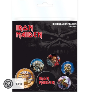 Iron Maiden - Badge Pack - Mix  ryhmässä MERCHANDISE / Pin-Button Badge / Heavy Metal @ Bengans Skivbutik AB (5577863)