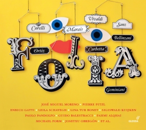 Various Artists - Folia - Works From Marais, Vivaldi, ryhmässä CD @ Bengans Skivbutik AB (5577945)
