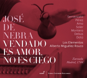 José De Nebra - Vendado Es Amor, No Es Ciego - Zarz ryhmässä CD @ Bengans Skivbutik AB (5577952)