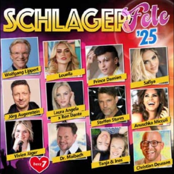 Various Artists - Schlagerfete '25 ryhmässä CD / Pop-Rock @ Bengans Skivbutik AB (5578575)