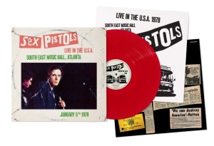 Sex Pistols - Live In The Usa 1978 Atlanta (Red Vinyl) ryhmässä Minishops / Sex Pistols @ Bengans Skivbutik AB (5578805)