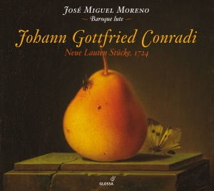 Conradi Johann Gottfried - New Pieces For Lute 1724 ryhmässä CD @ Bengans Skivbutik AB (5579255)