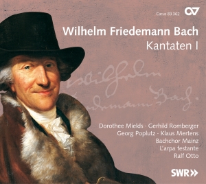 Bach W F - Cantatas Vol. 1 ryhmässä CD @ Bengans Skivbutik AB (5579274)