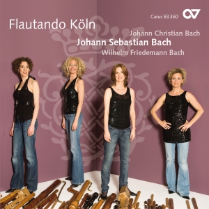 Flautando Köln - Bach - Music For Recorder Ensemble ryhmässä CD / Klassiskt @ Bengans Skivbutik AB (5579277)