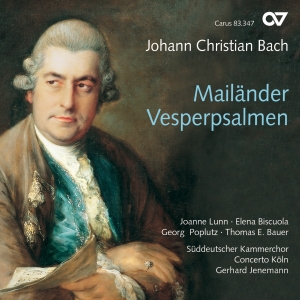 Bach J C - Milano Vespers Psalms ryhmässä CD / Klassiskt @ Bengans Skivbutik AB (5579315)