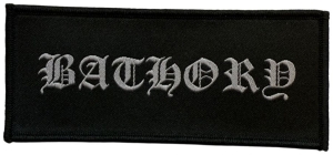 Bathory - Patch Logo (4,4 X 10,2 Cm) ryhmässä MERCHANDISE / Kangasmerkki / Heavy Metal @ Bengans Skivbutik AB (5579359)