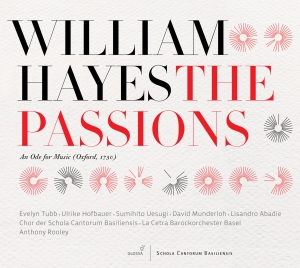 Hayes William - The Passions ryhmässä CD / Klassiskt @ Bengans Skivbutik AB (5579438)