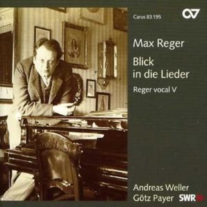 Reger - Lieder With Piano - Reger Vol. 5 ryhmässä CD @ Bengans Skivbutik AB (5579620)