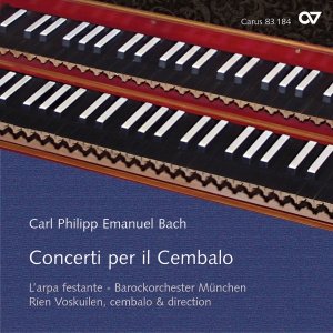 Bach C P E - Concerti Per Il Cembalo Wq 5, 26, 3 ryhmässä CD / Klassiskt @ Bengans Skivbutik AB (5579630)