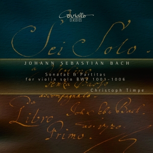 Bach J S - Sonatas And Partitas For Violin Sol ryhmässä CD @ Bengans Skivbutik AB (5579699)