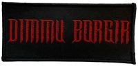 Dimmu Borgir - Patch Logo Red (4,5 X 9,7 Cm) ryhmässä ME SUOSITTELEMME / Perjantain julkaisut / 2025-02-21 @ Bengans Skivbutik AB (5579723)