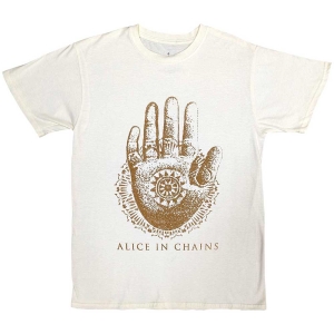 Alice In Chains - Hand Uni Natrl T-Shirt ryhmässä MERCHANDISE / T-paita / Pop-Rock @ Bengans Skivbutik AB (5581320r)