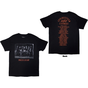Bruce Springsteen - Tour 24 E-Street Photo Uni Bl T-Shirt ryhmässä MERCHANDISE / T-paita / Pop-Rock @ Bengans Skivbutik AB (5581576r)