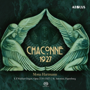 Mona Hartmann - Chaconne 1927 - Works For Organ ryhmässä ME SUOSITTELEMME / Perjantain julkaisut / 2025-04-04 @ Bengans Skivbutik AB (5581651)