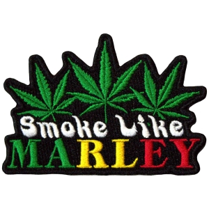 Bob Marley - Smoke Like Woven Patch ryhmässä MERCHANDISE / Merch / Reggae @ Bengans Skivbutik AB (5581809)