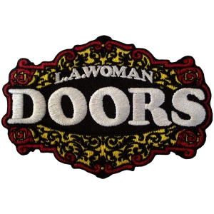 The Doors - La Woman Woven Patch ryhmässä MERCHANDISE / Merch / Pop-Rock @ Bengans Skivbutik AB (5581814)