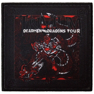 Trivium - Deadmen & Dragons Tour 23 Printed Patch ryhmässä MERCHANDISE / Merch / Hårdrock @ Bengans Skivbutik AB (5581883)