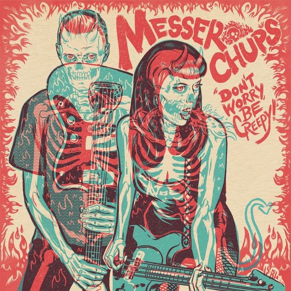 Messer Chups - Don't Worry, Be Creepy 7" (Colored) ryhmässä VINYYLI / Pop-Rock @ Bengans Skivbutik AB (5583121)