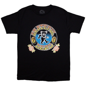 Grateful Dead - Bear Roses Uni Bl T-Shirt ryhmässä MERCHANDISE / T-paita / Pop-Rock @ Bengans Skivbutik AB (5583341r)