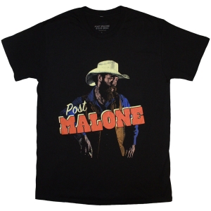 Post Malone - Cowboy Uni Bl T-Shirt ryhmässä MERCHANDISE / T-paita / RnB-Soul @ Bengans Skivbutik AB (5583349r)