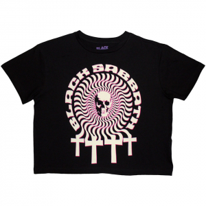 Black Sabbath - Hypnotic Skull Lady Bl Crop Top ryhmässä Övrigt /  @ Bengans Skivbutik AB (5583535r)