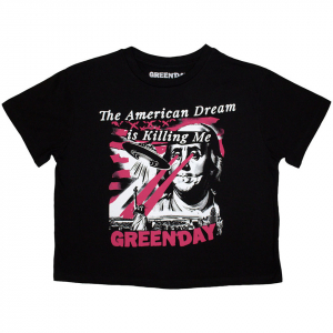 Green Day - American Dream Lady Bl Crop Top ryhmässä Övrigt /  @ Bengans Skivbutik AB (5583539r)