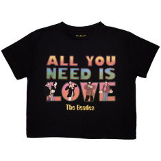 Beatles - Yellow Submarine Aynil Stacked Lady Bl Crop Top ryhmässä Övrigt /  @ Bengans Skivbutik AB (5583548r)