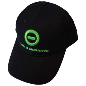Type O Negative - Logo Bl Baseball Cap ryhmässä MERCHANDISE / Merch / Hårdrock @ Bengans Skivbutik AB (5583719)
