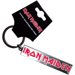 Iron Maiden - Logo Keychain ryhmässä MERCHANDISE / Merch / Hårdrock @ Bengans Skivbutik AB (5583906)