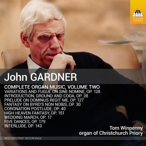 John Gardner - Complete Organ Music, Vol. 2 ryhmässä CD @ Bengans Skivbutik AB (5584286)