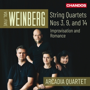 Mieczyslaw Weinberg - String Quartets, Vol. 5 ryhmässä ME SUOSITTELEMME / Perjantain julkaisut / 2025-04-25 @ Bengans Skivbutik AB (5584304)