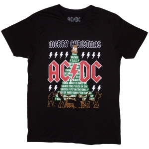 Ac/Dc - Merry Christmas Uni Bl T-Shirt  (M) ryhmässä MERCHANDISE / T-paita / Heavy Metal @ Bengans Skivbutik AB (5586886)
