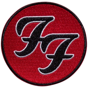 Foo Fighters - Ff Logo Woven Patch ryhmässä MERCHANDISE / Merch / Pop-Rock @ Bengans Skivbutik AB (5587230)