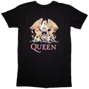 Queen - Classic Crest Lady Bl T-Shirt Dress ryhmässä MERCHANDISE / T-paita / Pop-Rock @ Bengans Skivbutik AB (5587395r)