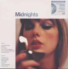 Taylor Swift - Split Seams/Vikt Hörn Midnights (Moonstone Blue Vinyl) ryhmässä VINYYLI / Pop-Rock @ Bengans Skivbutik AB (5587948)