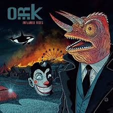 O.R.K. - Split Seams/Vikt Hörn Inflamed Rides (Blue) ryhmässä VINYYLI / Pop-Rock @ Bengans Skivbutik AB (5588383)